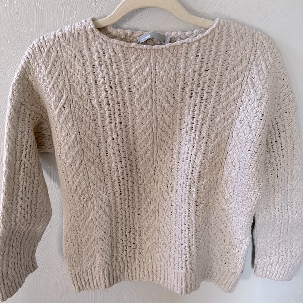 Vince wool Cable knit sweater Small